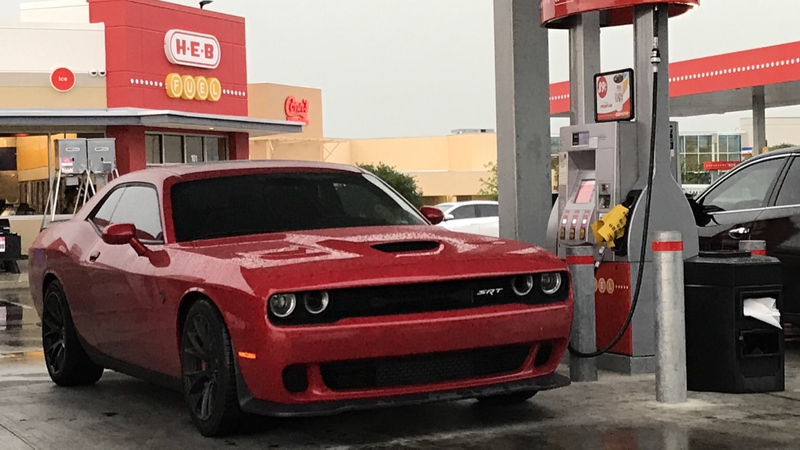 Hellcat in its natural habitat. Irony is the pump being out of service.
